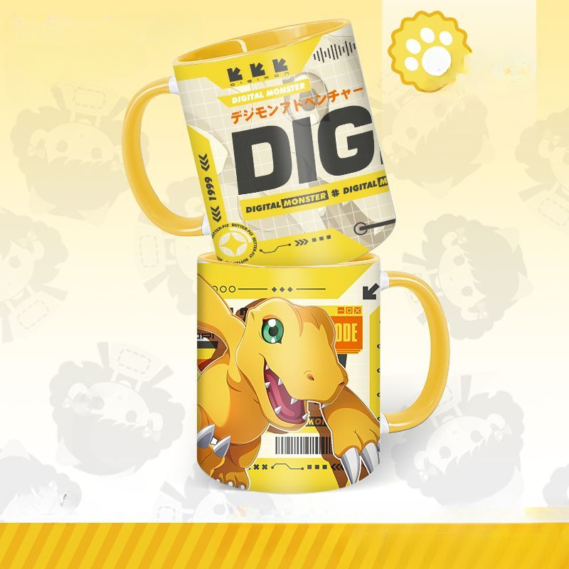 Anime Merchandise Mugs - Digimon anime personnage marchandise dessin animé