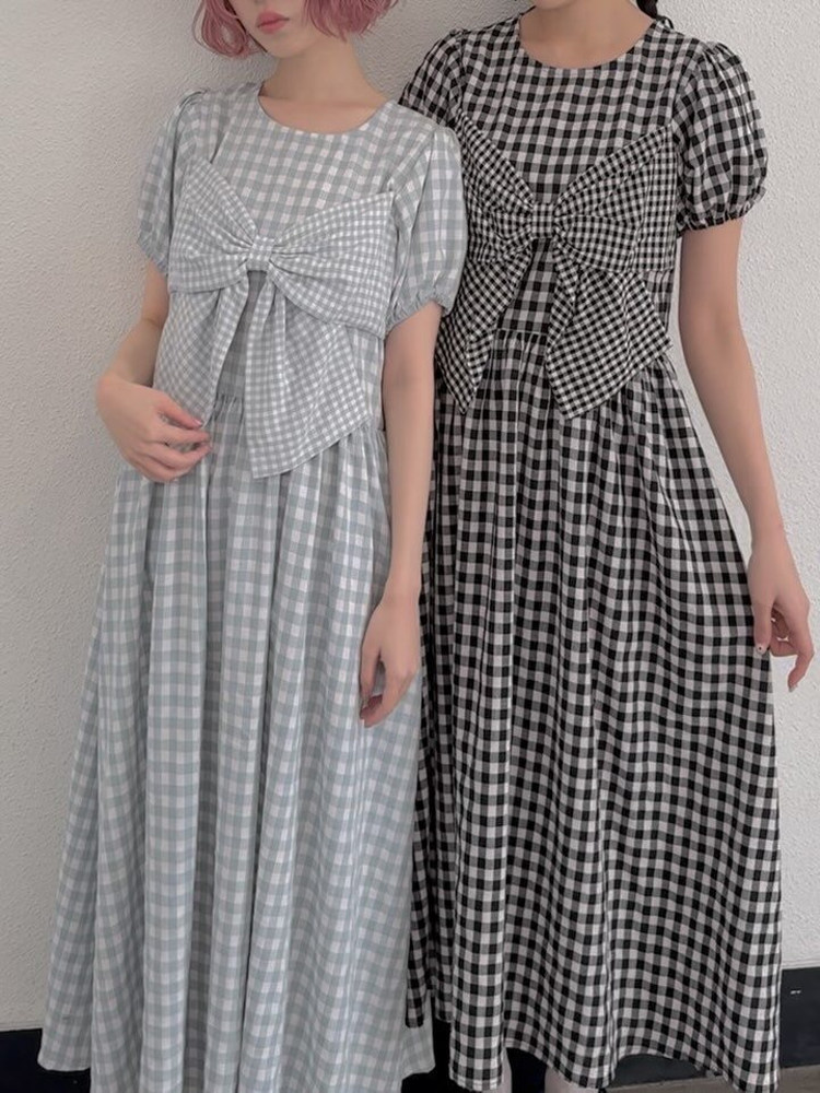 Robe à carreaux avec nœud, nou - Anime Merchandise In Japanese avis et prix